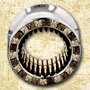 PRE-ORDER Steel princess cut eyelets with bronze bullets