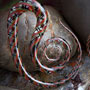 Pyrex glass Mollusk design (Scottish plaid)