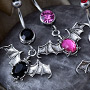 Bat wing navel