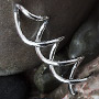 Steel caduceus