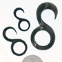 Black horn Broken Ribbon design