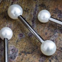 Freshwater cultured pearl barbell