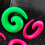 Neon acrylic spiral