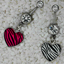 Zebra heart navel