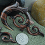 Ebony wood Borneo Vine design