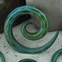 Striped glass super spiral