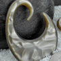 Acetate thick hoops (Caramel)