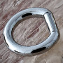 Steel captive bar ring