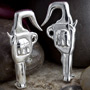 Silver plated ultra six shooter weights