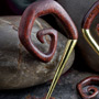 Bloodwood jedi design with brass blade