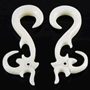 Bone borneo swan spirals