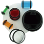 Acrylic grooved plug