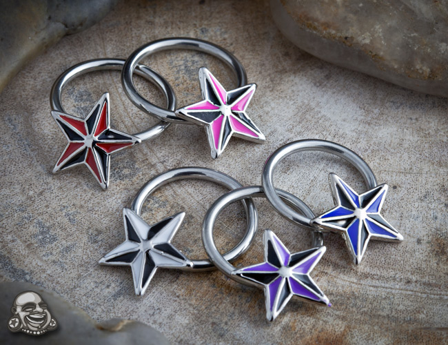 Steel Nautical Star Captive
