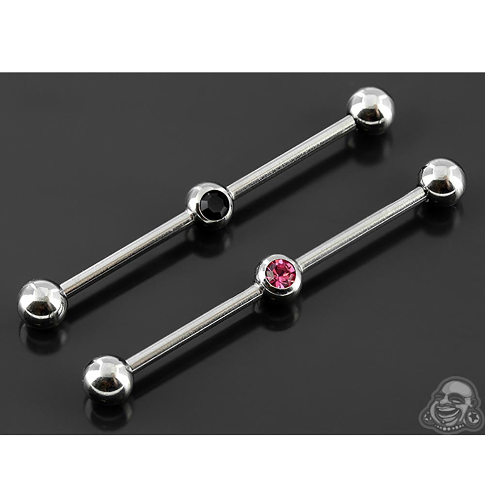 Steel Centergem Industrial Barbell