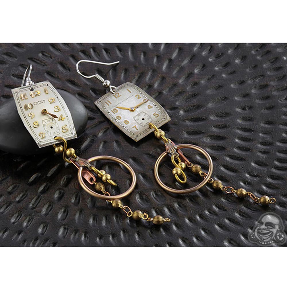 Vintage Watch Earrings