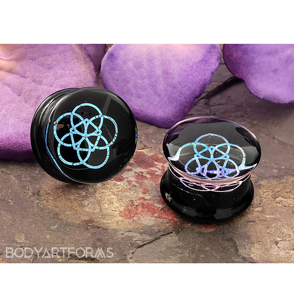 Flower Of Life Image Plugs