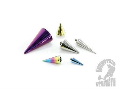 Custom Order Titanium Spike Threaded End