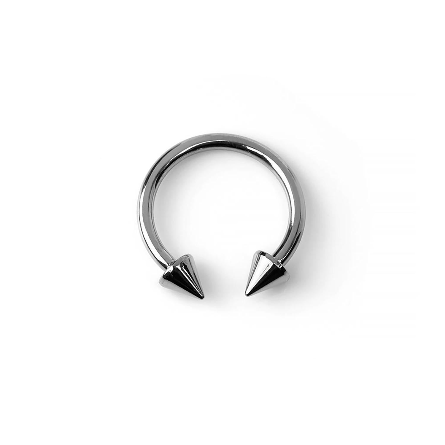 thumbnail image 2 of Rainbow 12g Titanium Horseshoe Barbells – 1/2" Dia, Anodized, 316L Surgical Steel, Pair 2 of 6