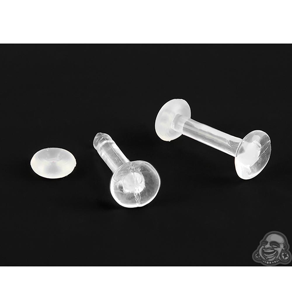 Clear Acrylic Labret Retainer Basic Retainer