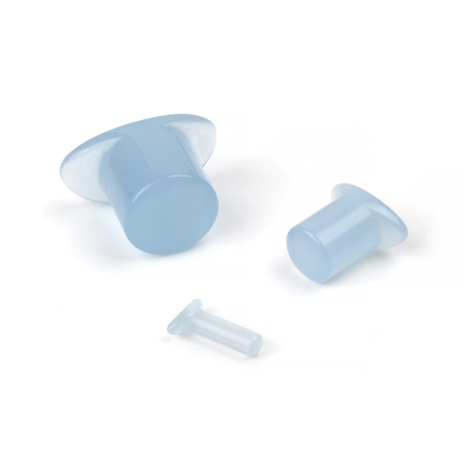 Stone And Glass Stretched Labret With A Concave T-back