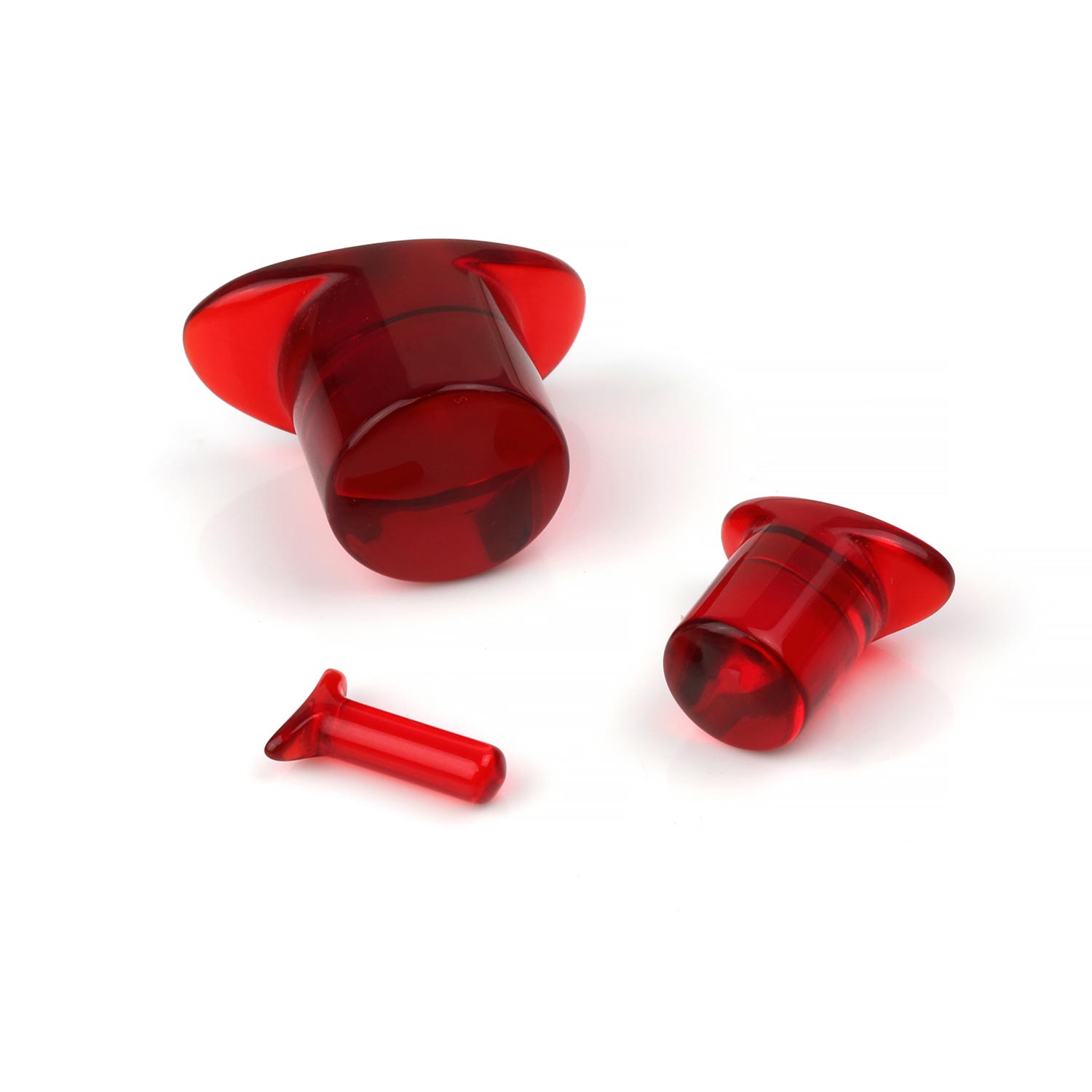 Stone And Glass Stretched Labret With A Concave T-back