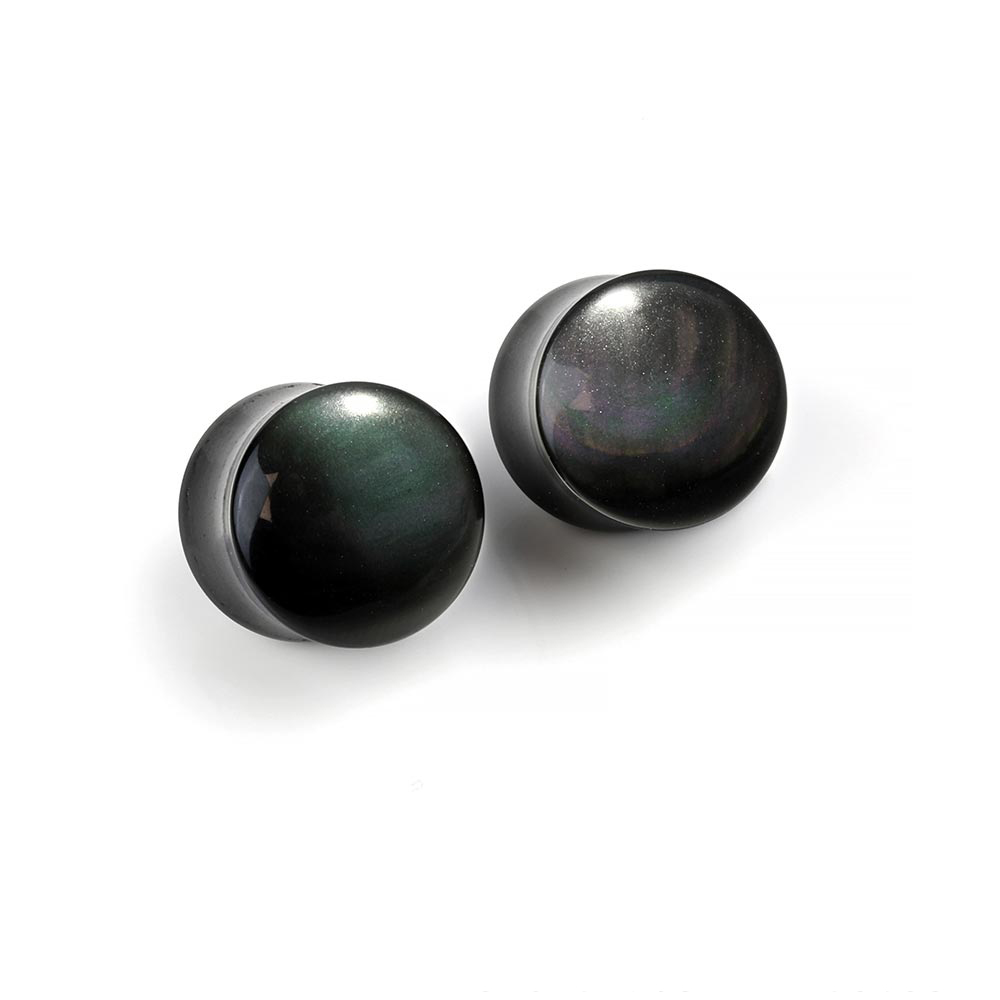 Rainbow Obsidian Plugs
