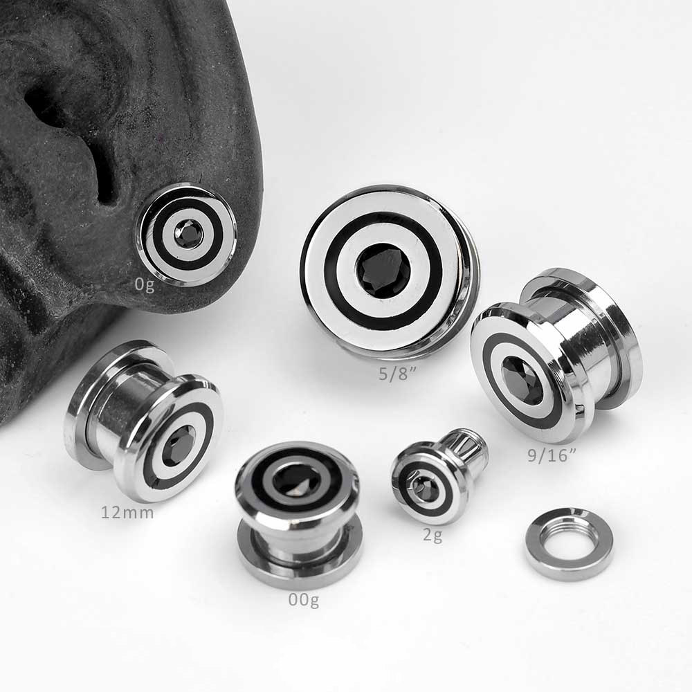Steel Bullseye Plugs