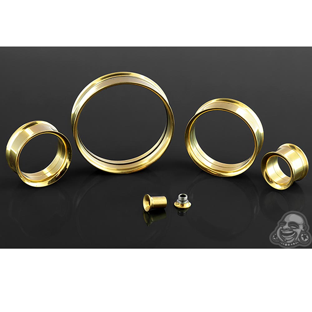 Internally Threaded Gold Colored Eyelet