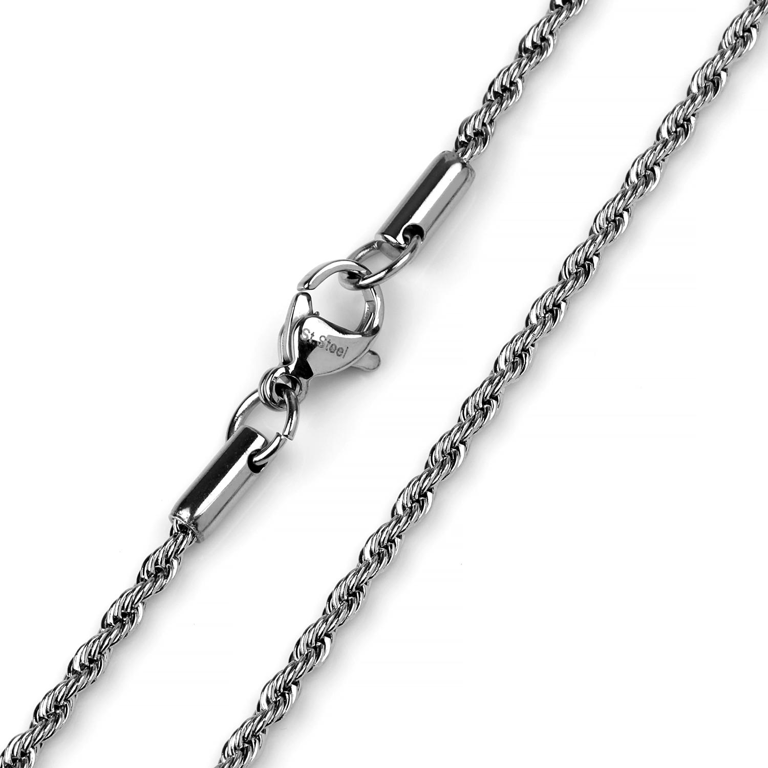 Steel Rope Chain Necklace