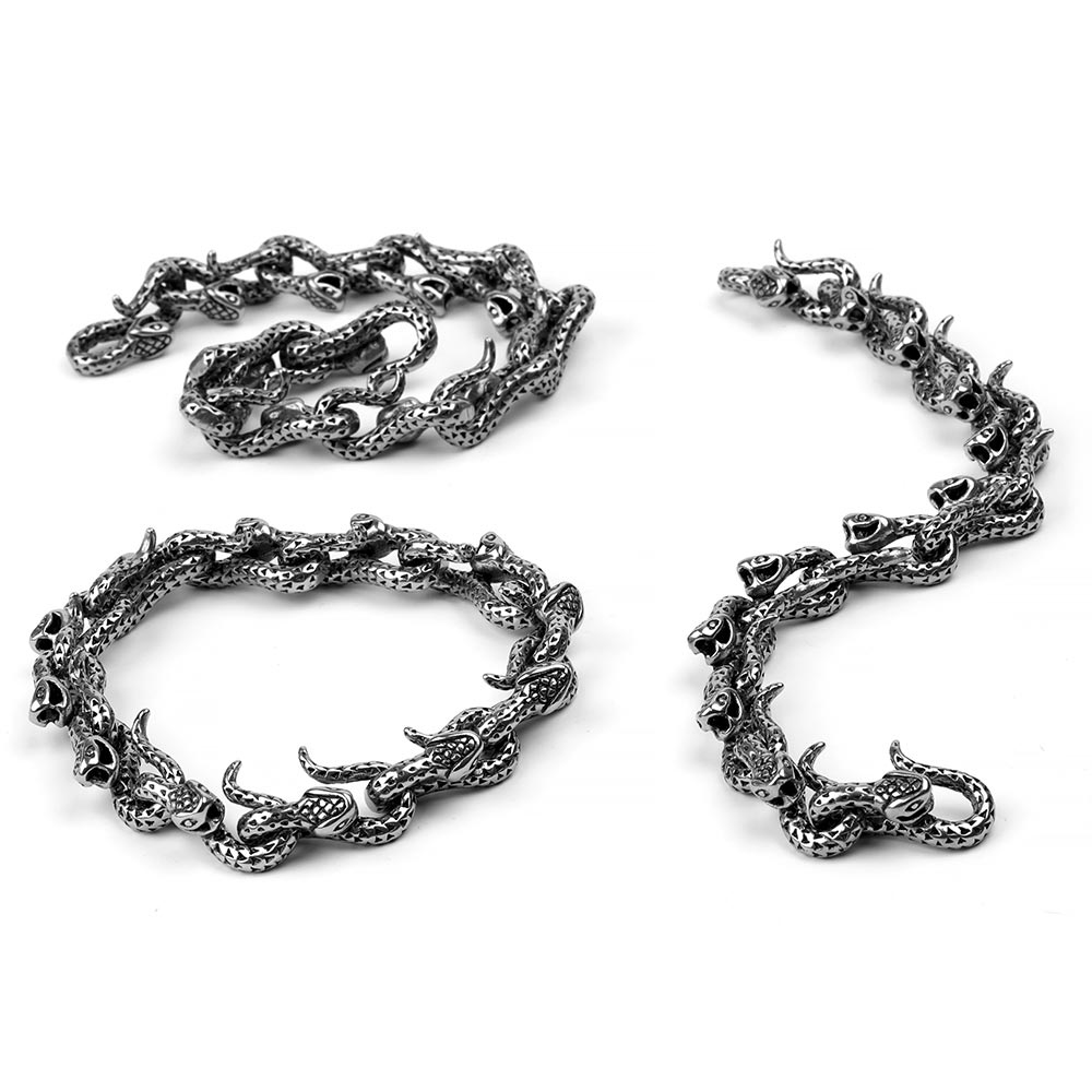 Steel Snake Bracelet
