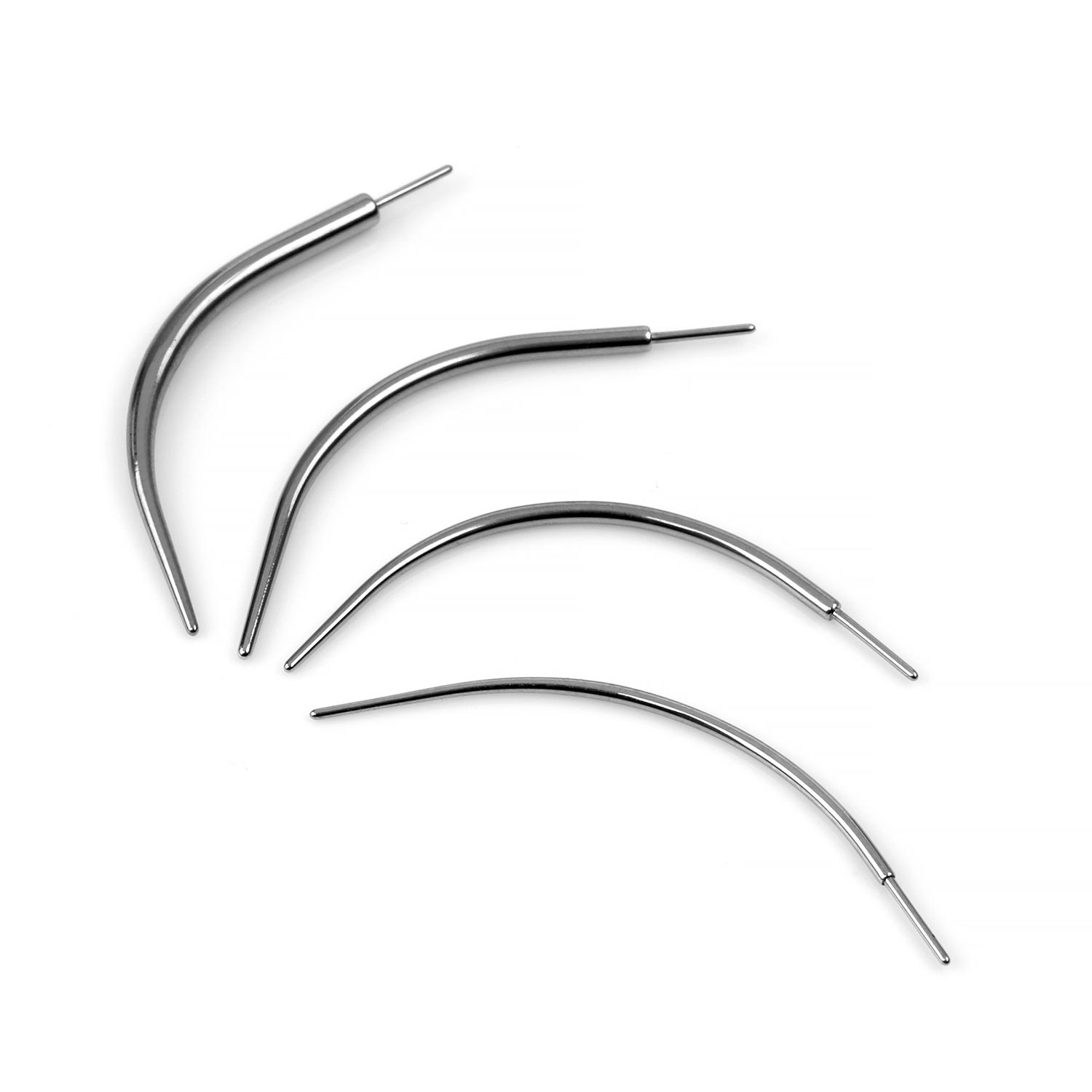 Steel Threadless Curved Piercing Taper Guide