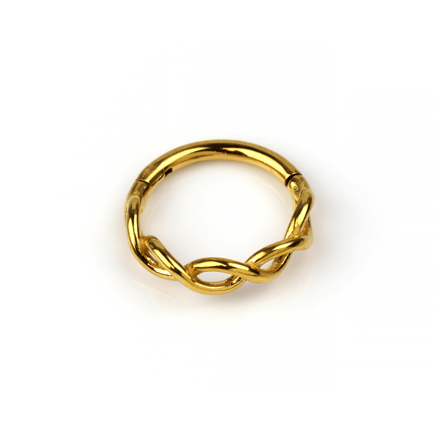 Twisted Stainless Steel Clicker
