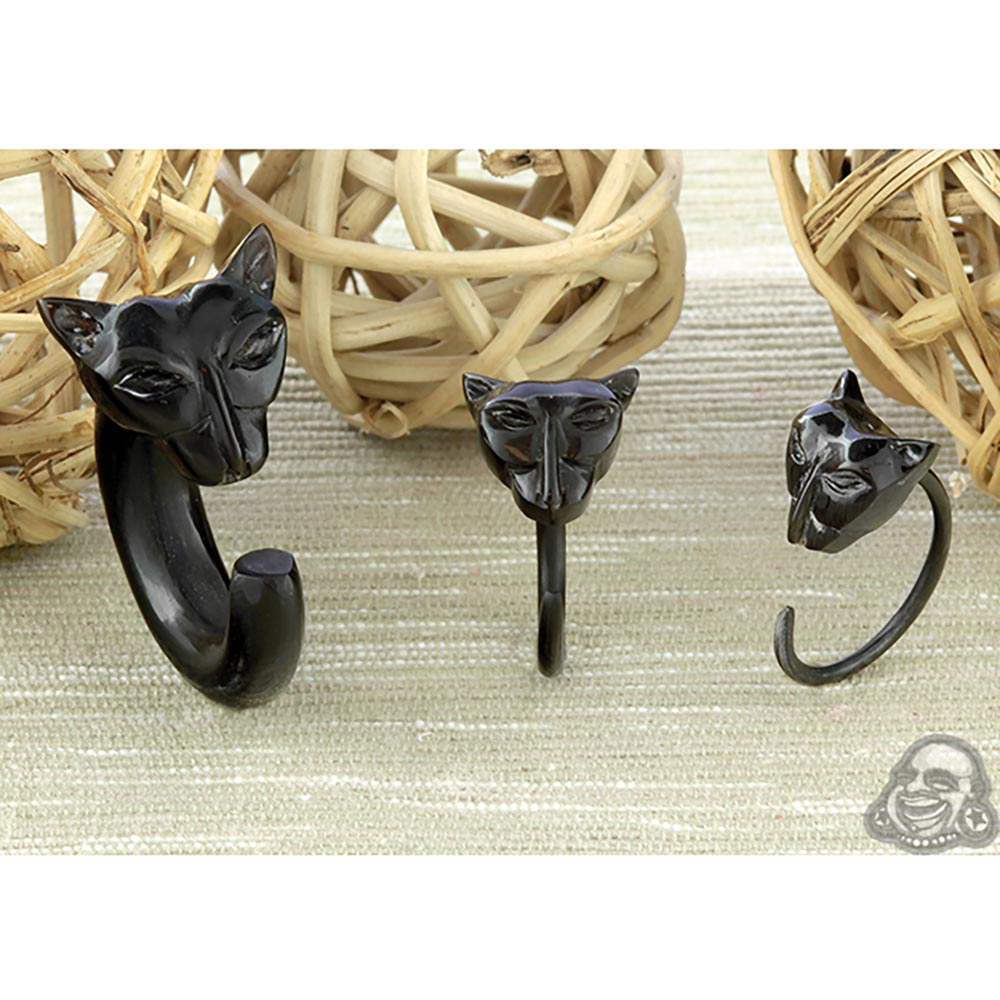 Black Horn Egyptian Cat Design