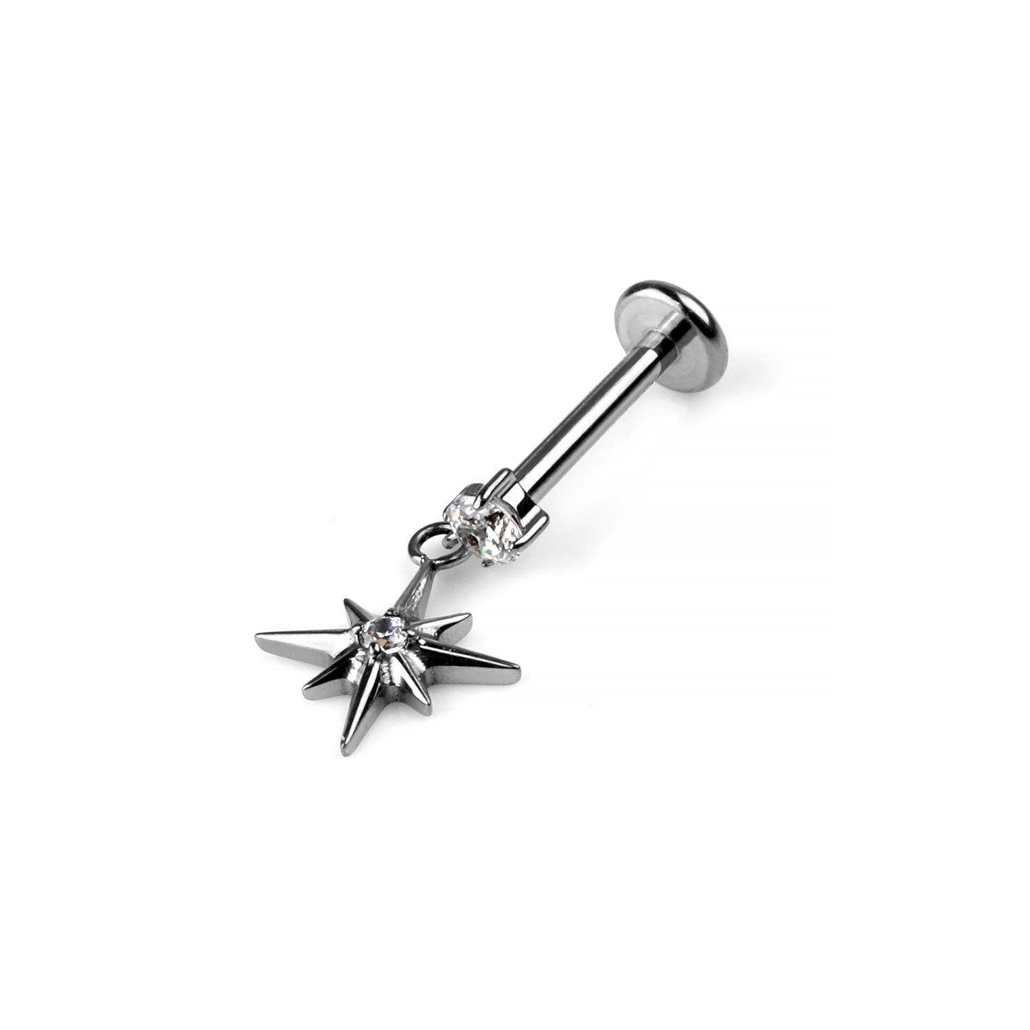 Titanium Crystal Nova Dangle Labret