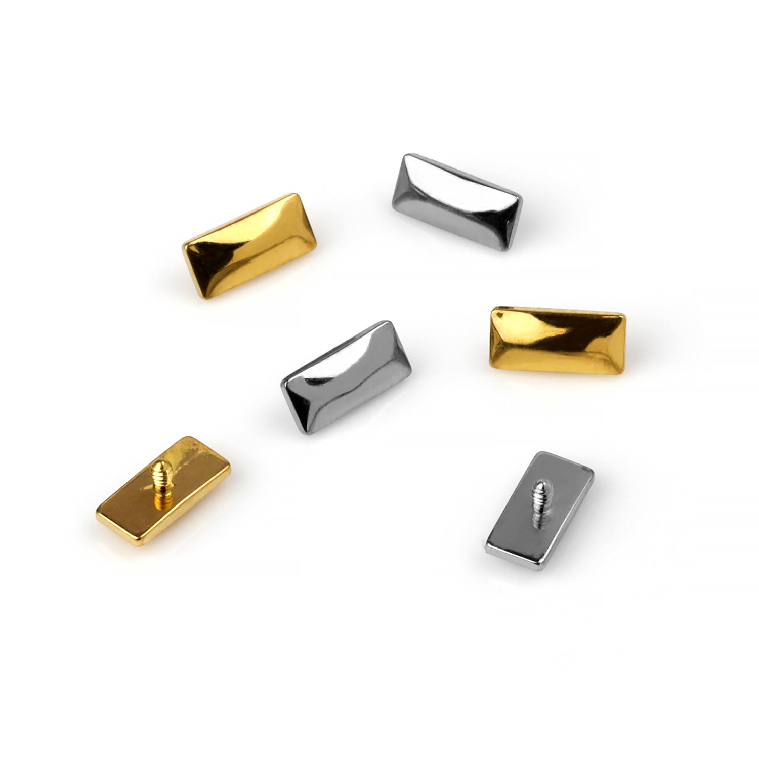 Rectangular End Titanium Internally Threaded Rectangle End